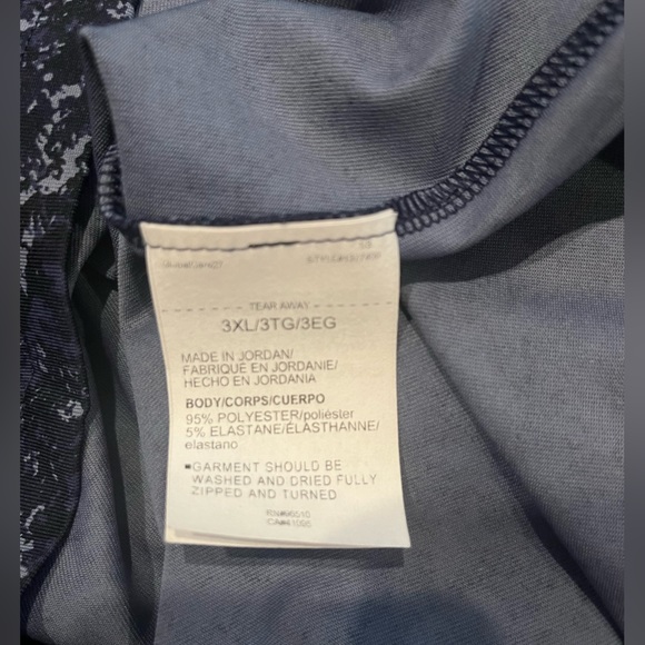 Under Armour UA Playoff Printed Stretch LS 1/4Zip UPF50 Active Top Golf Pullover - Picture 12 of 13